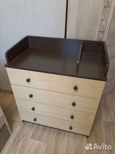Комод + пеленальный столик (съемный)