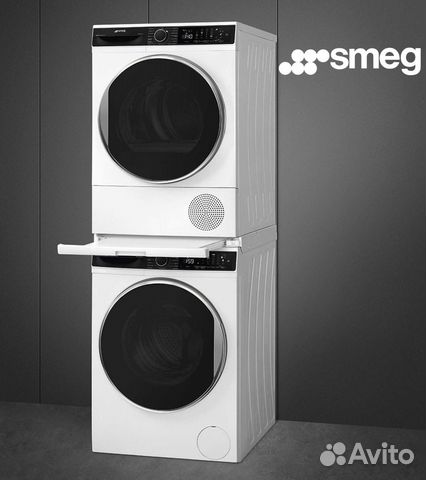 Комплект стиральной и сушильной машины smeg WM3T84 купить в Москве ...