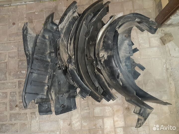 Подкрылки локеры mercedes vaneo w414