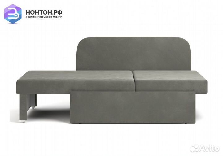 Кушетка еврософа Кларис серая