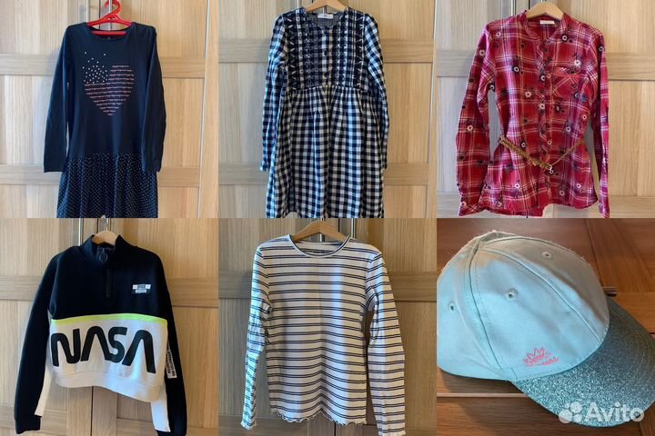 Вещи пакетом на девочку, р.140