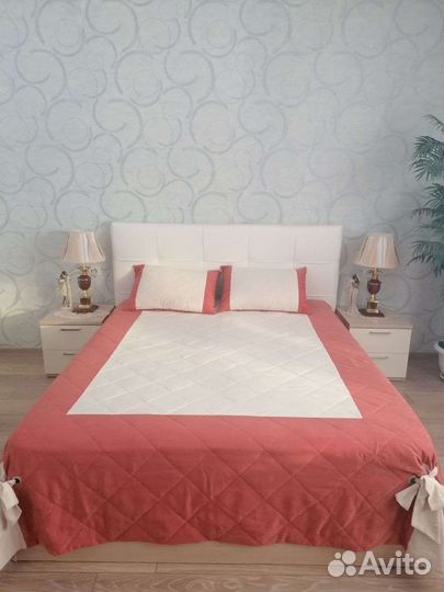 Шторы с ламбрекеном, гадина и покрывало