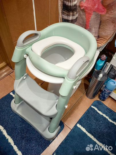Сидушка на унитаз со ступенькой