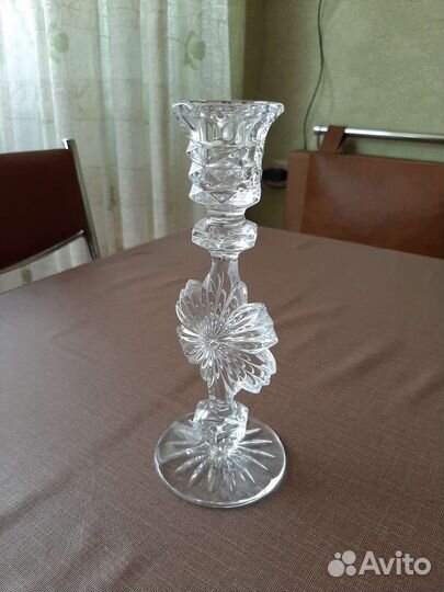 Подсвечник хрустальный