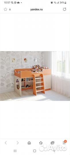 Детская кровать чердак