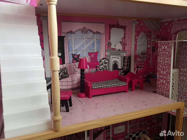 Кукольный домик с мебелью kidktaft