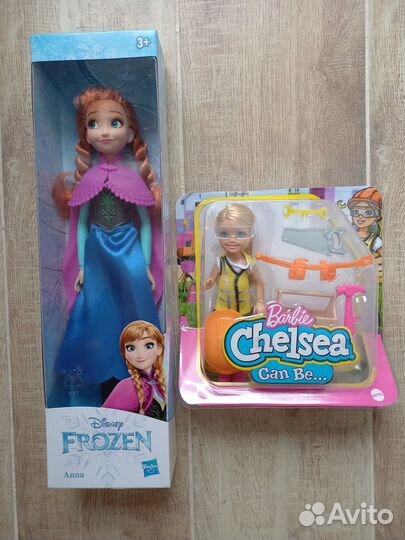 Куклы принцесса Disney Hasbro и Barbie профессия