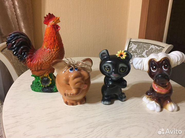 Копилка статуэтка большая керамическая