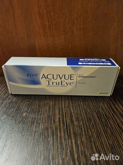 Контактные линзы Acuvue TruEye -1.5, 30 шт