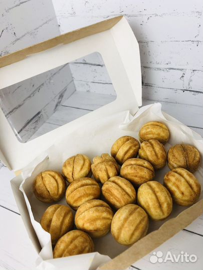 Домашнее печенье орешки со сгущенкой