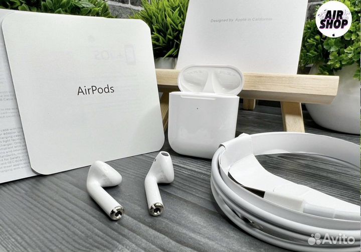 Airpods 2 premium lux новые