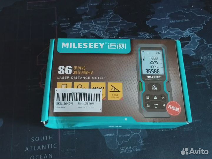 Лазерная Рулетка Лазерный Дальномер Mileseey s6