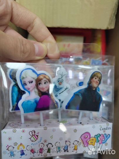 Фигурные свечи для торта