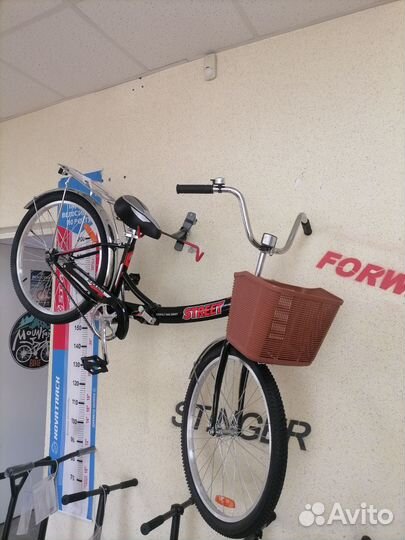 Велосипед городской 1 скорость с корзиной