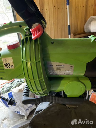 Электрический садовый пылесос