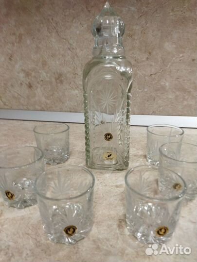 Штоф хрустальный Чехия