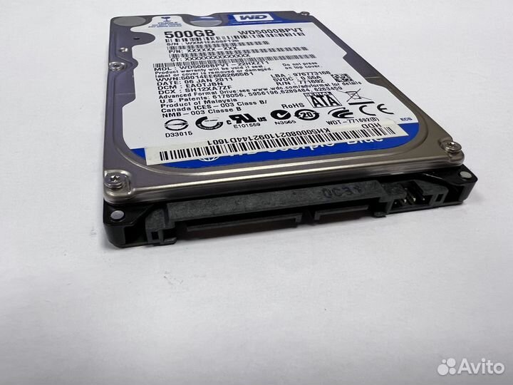 Жесткий диск HDD WD Scorpio Blue 500Gb #2