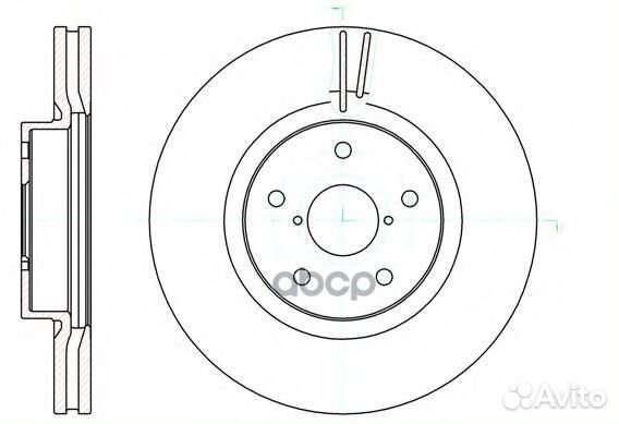 61041.10 диск тормозной передний Subaru Tribec