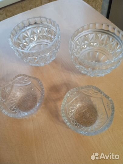 Салатник хрустальный