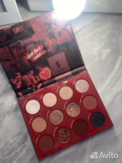 Палетки теней colourpop