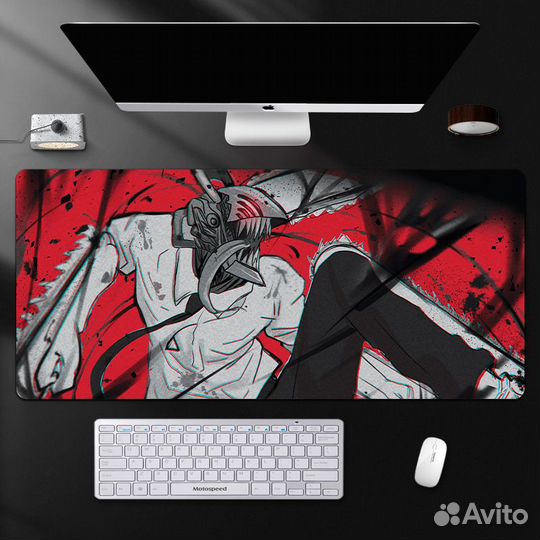 Коврик для мыши игровой аниме 90*40 см