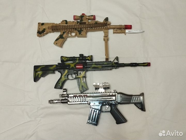 Детский автомат в пакете, на батарейках