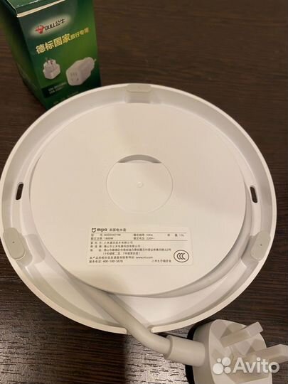Электрический чайник Xiaomi (Новый) + переходник