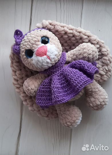 Зайка плюшка