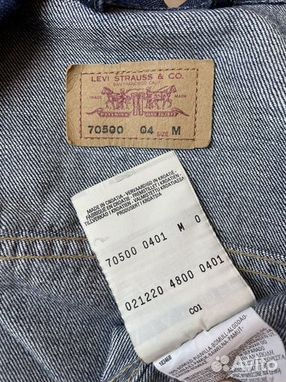 Куртка джинсовая levis S