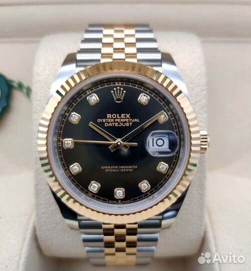 Rolex Datejust 41 mm Black Diamond Dial