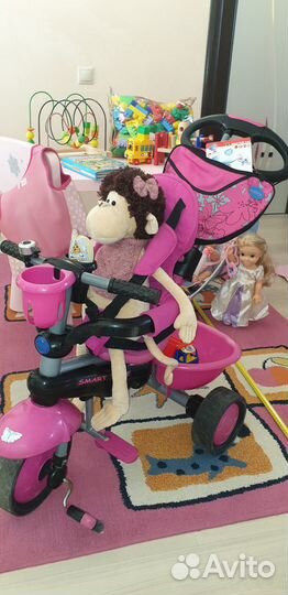 Набор детской мебели, велосипед Smart trike 3x1