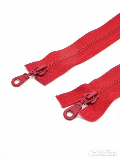 Молния траковая 1шт.(2 бегунка), в картонной упак