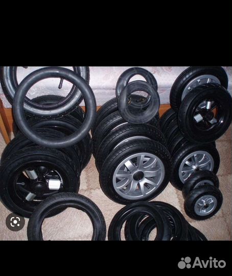 Покрышки и колеса для детских колясок