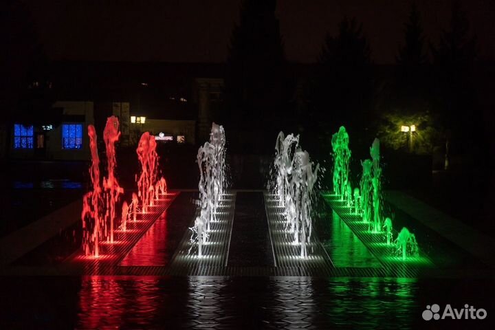 Пешеходный фонтан