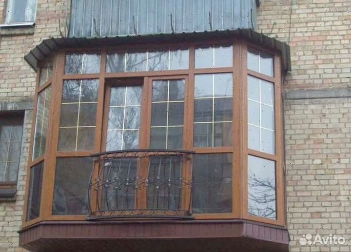 Балкон Французское Остекление