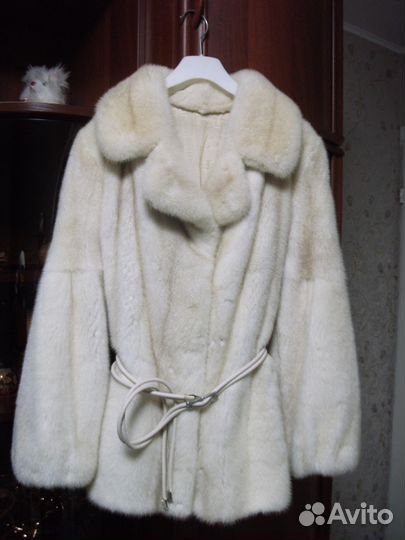 Женский полушубок, норка, новый