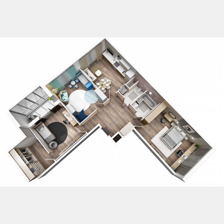 3-к. квартира, 95,1 м², 3/8 эт.