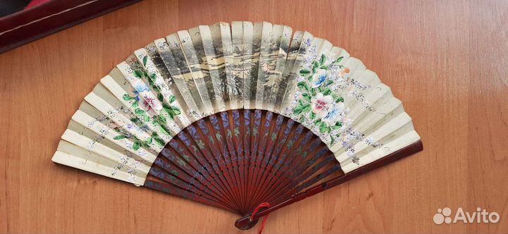 Веер винтажный под реставрацию