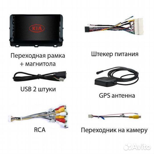 Магнитола Kia Ceed 3 2018-2024 4/64 Android