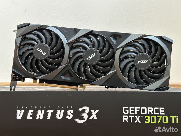 Видеокарта MSI GeForce RTX 3070 Ti ventus