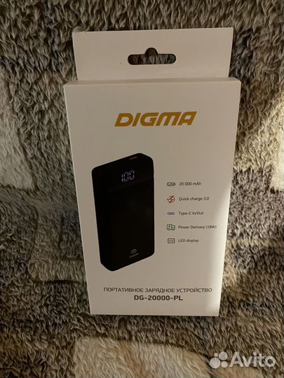 Внешний аккумулятор digma