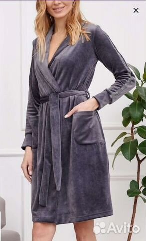 Халат велюровый женский 50 размер