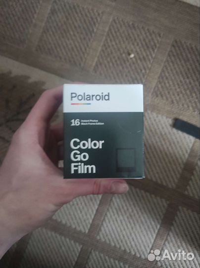Polaroid go film black frame edition