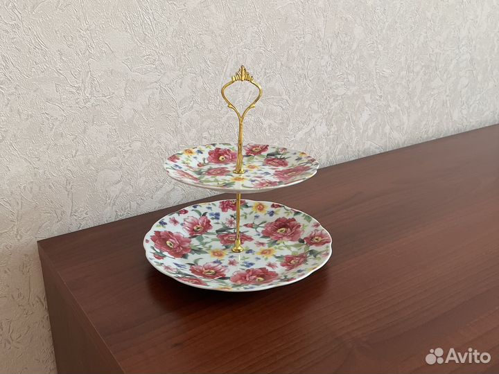 Тарелка конфетница этажерка фруктовница