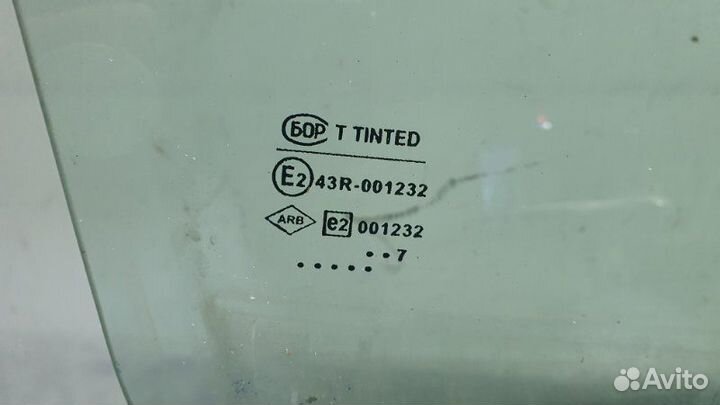 Стекло двери переднее правое Renault Logan LS0G