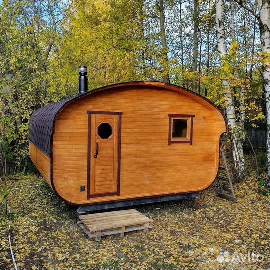 Баня бочка под ключ