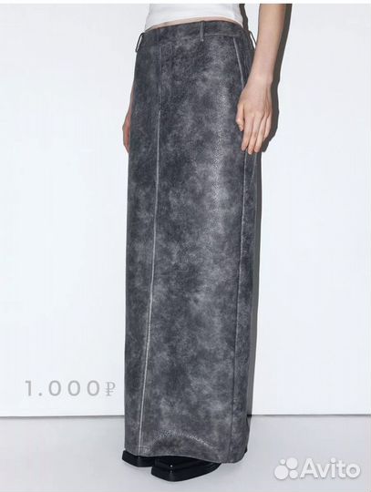 Кожаная юбка