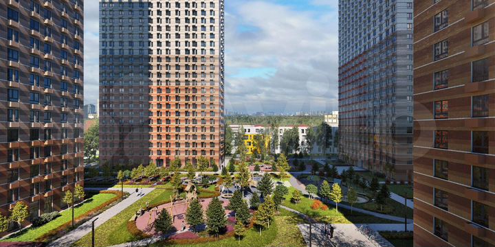 Квартира-студия, 63,8 м², 25/33 эт.