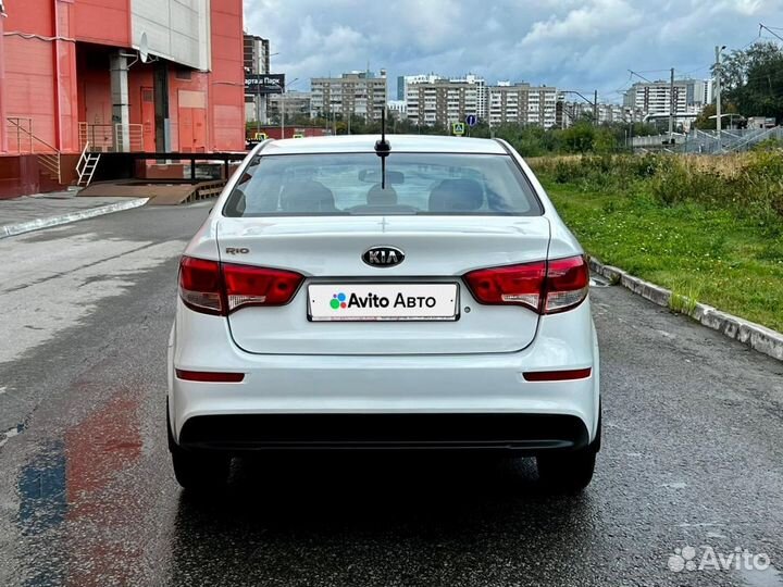 Kia Rio 1.4 МТ, 2017, 104 883 км