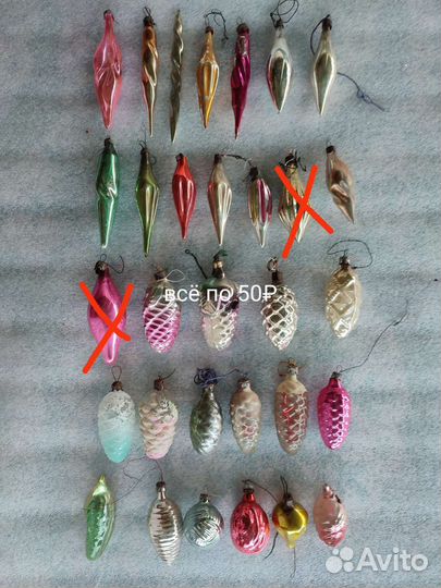 Елочные игрушки СССР